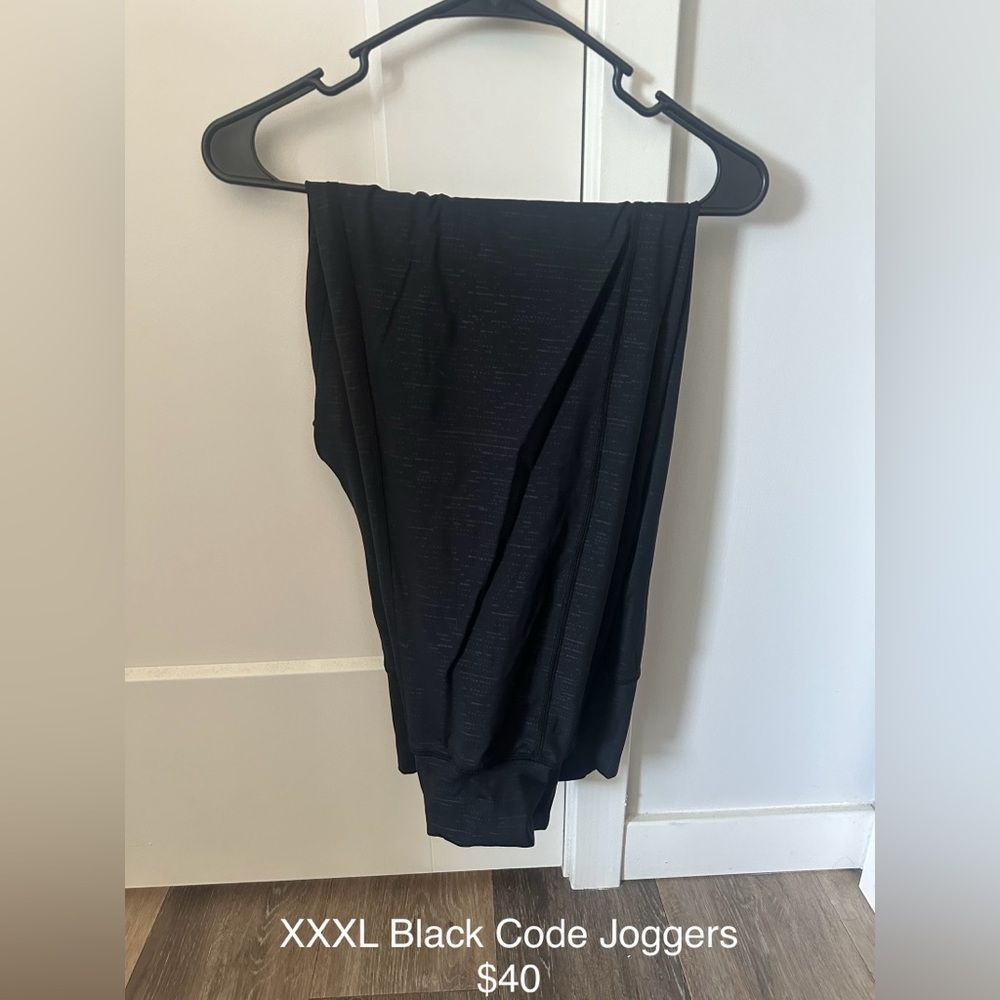Ziya Black Code Joggers